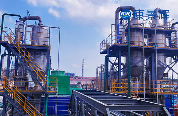 每小時(shí)處理量5噸的有機(jī)雜鹽MVR蒸發(fā)器